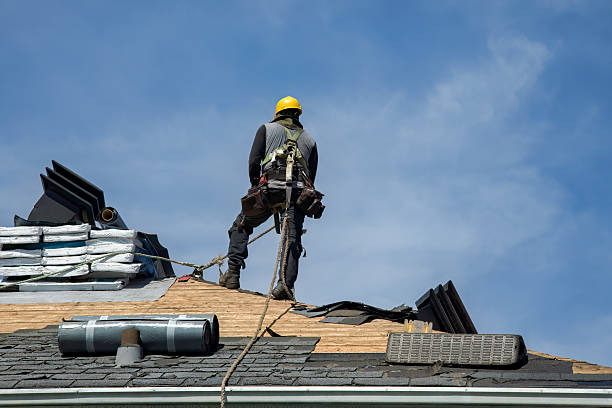 Professional Roof Replacement technician working in Matagorda, TX